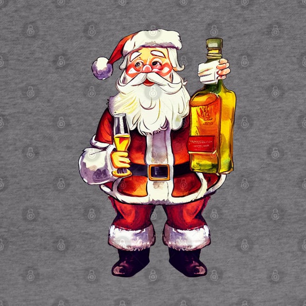 Drunk Santa by MZeeDesigns